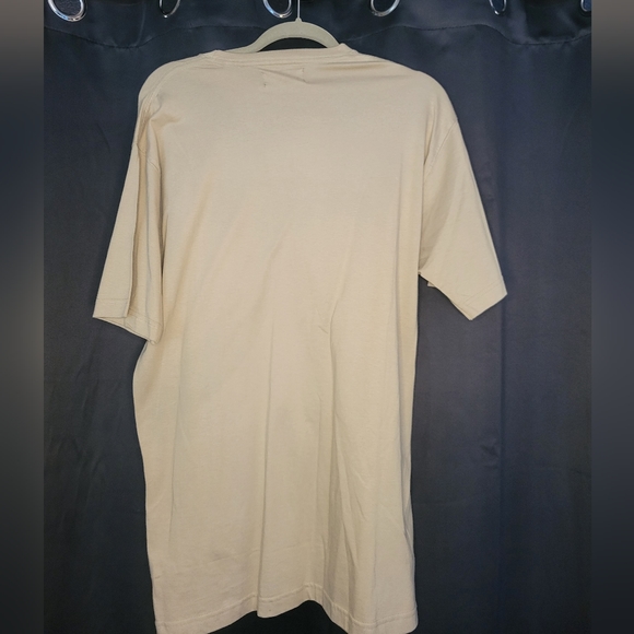 Sand Colored Crew Neck T-shirt - Picture 2 of 4